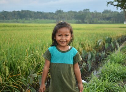 Smiling people girl