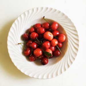 Cherries, Fruit bowl, Red