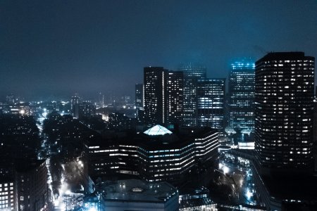 Boston, United states, Night photo
