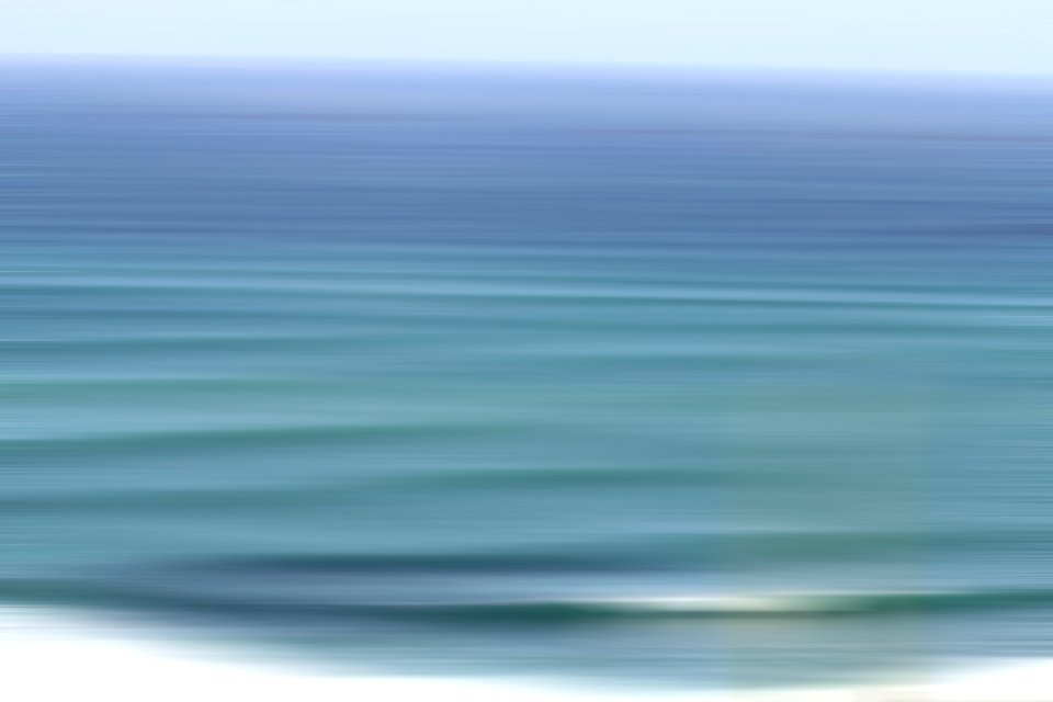 A blurred ocean picture.