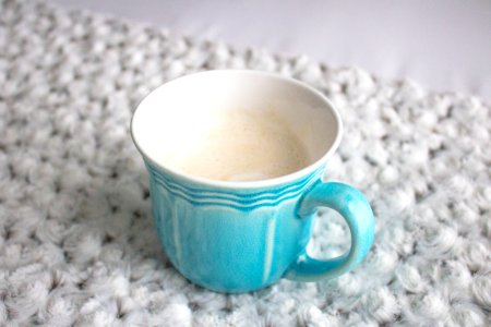 Foam, Blanket, Coffee mug photo