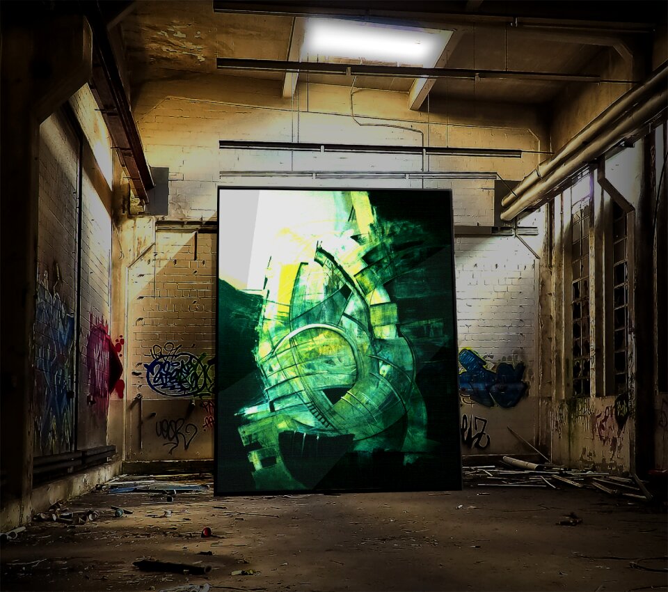 Lost place acrylic painting gallery