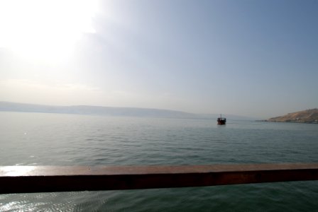 Sea of galilee, Israel, Boat photo