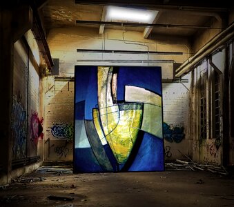 Lost place acrylic painting gallery