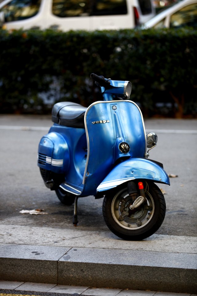Blue, Barcelona, Spain