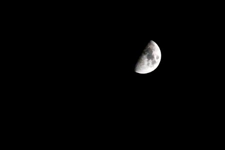 Catalonia, Spain, Moon photo