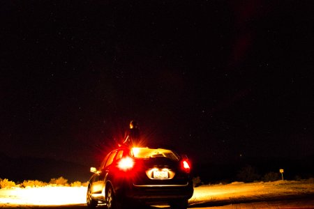 Desert center, United states, Night photo