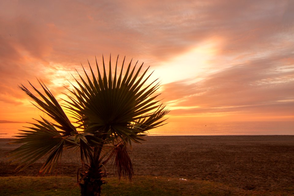 Mlaga, Playa misericordia, Spain
