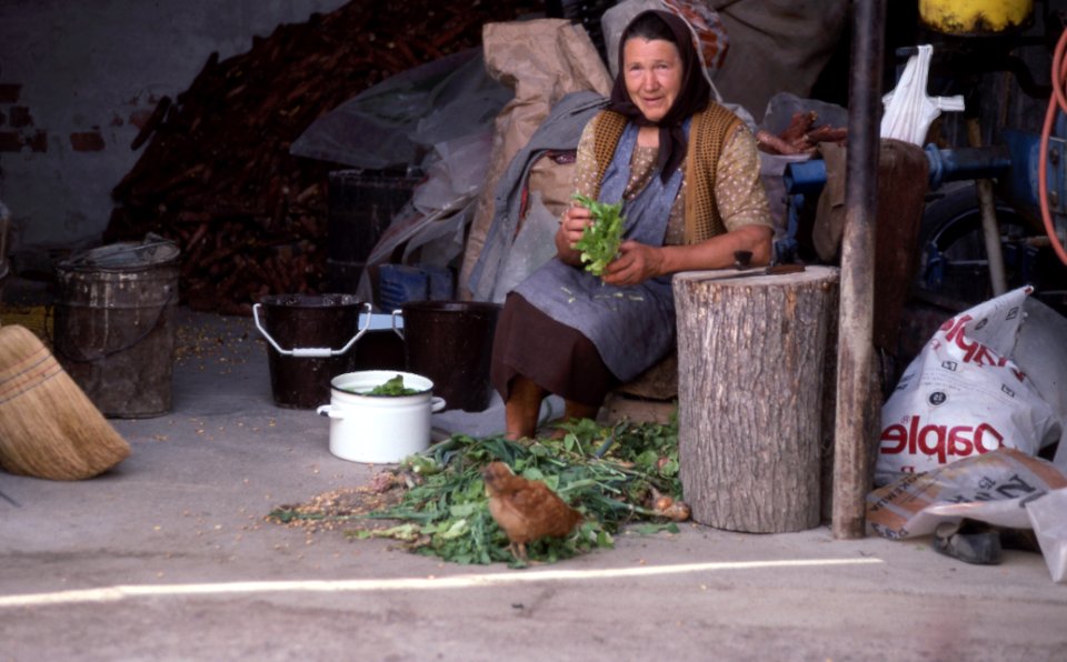 Street, Woman, Produce
