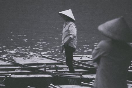 woman on boat photo