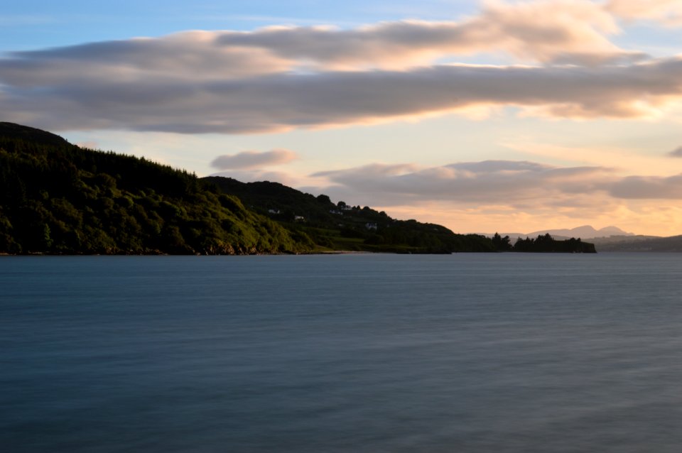 Clouds, Long exposure, Waves