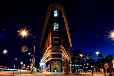 Flatiron, Architecture, Night