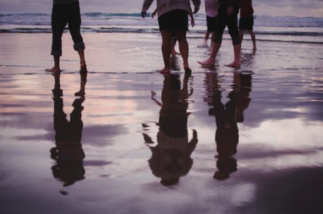 Walk, Ocean, Feet
