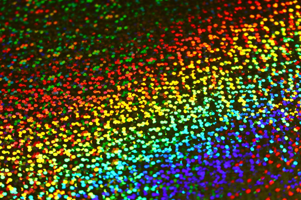 Paper hologram rainbow