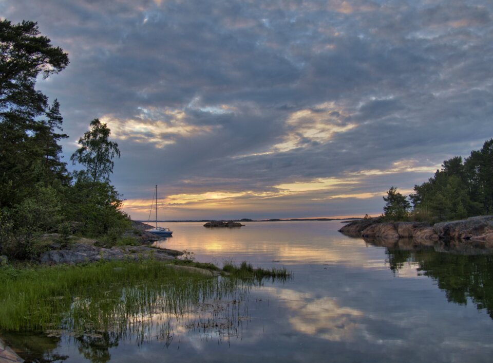 Sea coast landscape