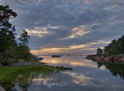 Sea coast landscape