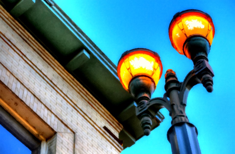 Old downtown, Lamps
