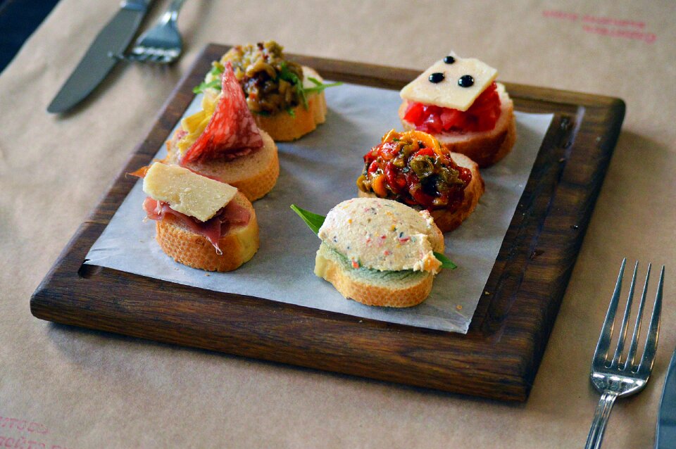 Appetizer starter variety