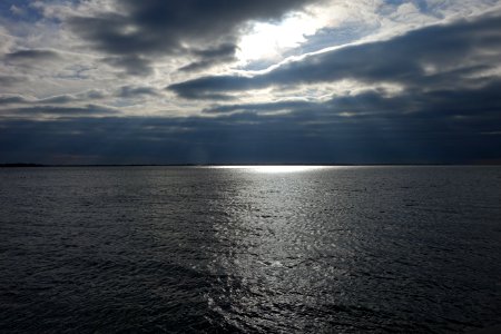 Dark, Bay, Clouds