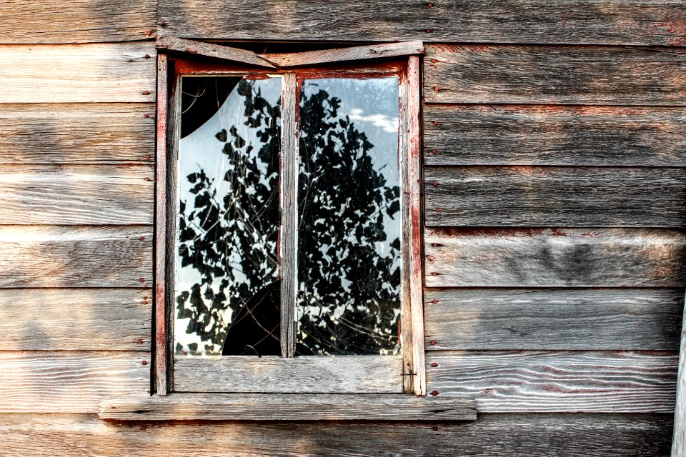 Broken glass, Vintage, Wood