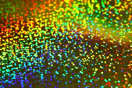 Paper hologram rainbow