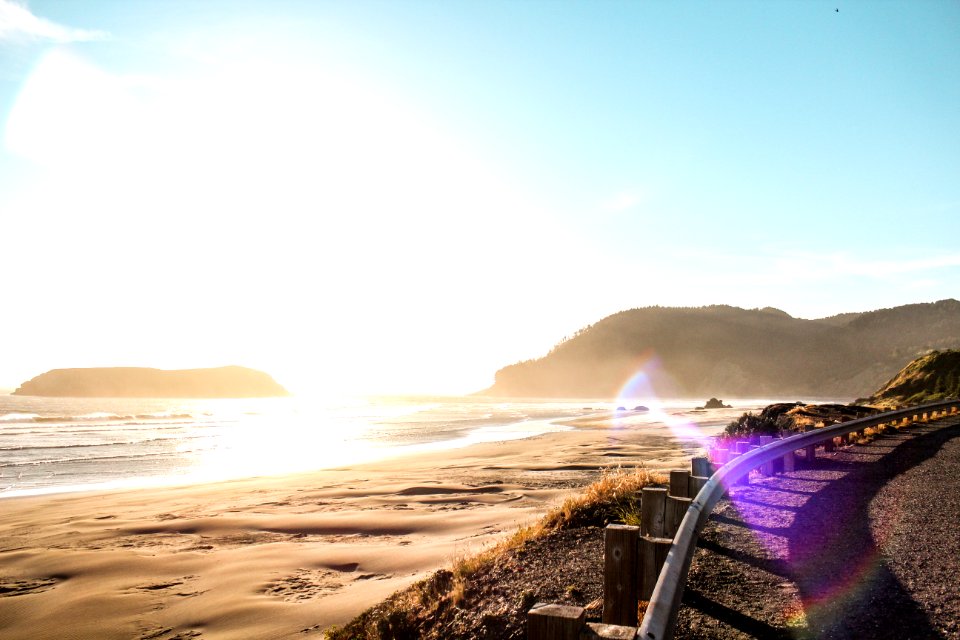 Gold beach, United states, Sun ray