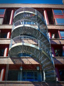 Security steel fire escape