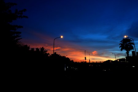 Haikou, China, Sunset