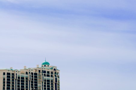 landscape photography of high rise building