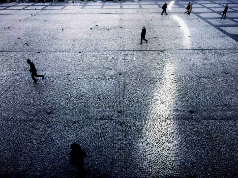 people walking on park during daytime