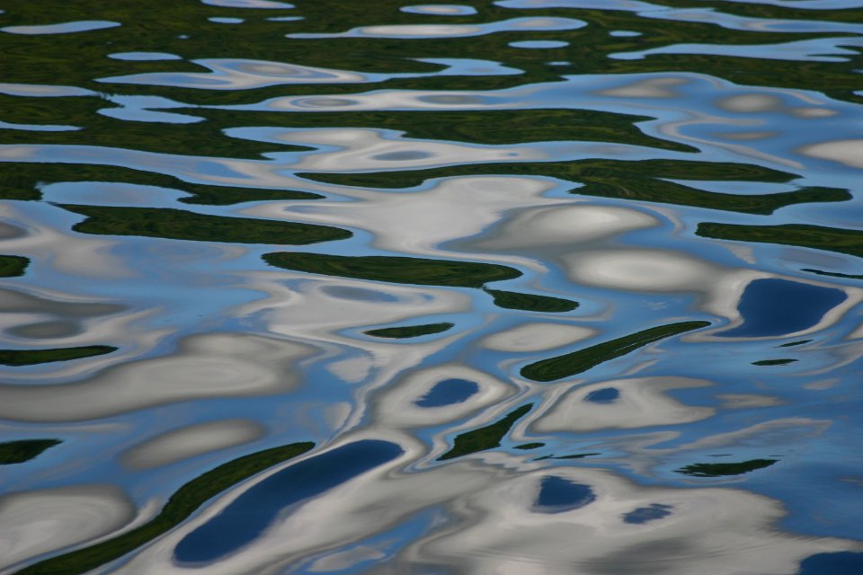 Green, Blue, Lake