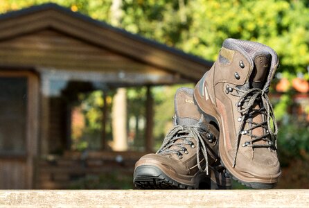 Hiking shoes make a pilgrimage