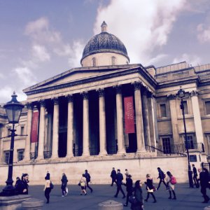 National gallery, Trafalgar square, London photo