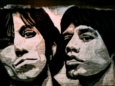 two men abstract art