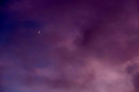 Clouds, Night, Sky