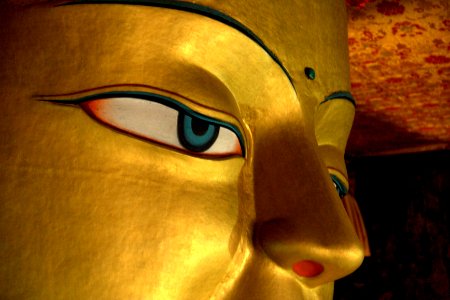 Leh, Buddha, India photo