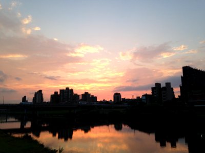 Sunset, Riverside