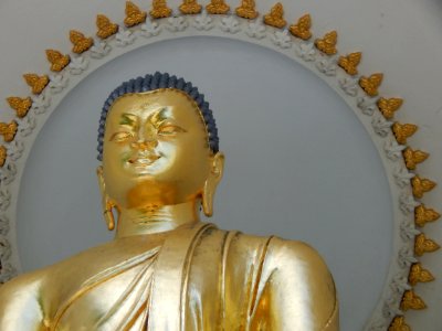 Religion, Statue, Smile
