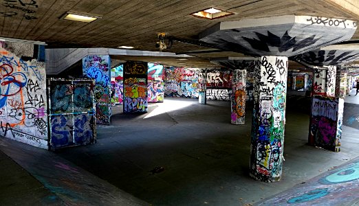 Urban playground, Southbank, London