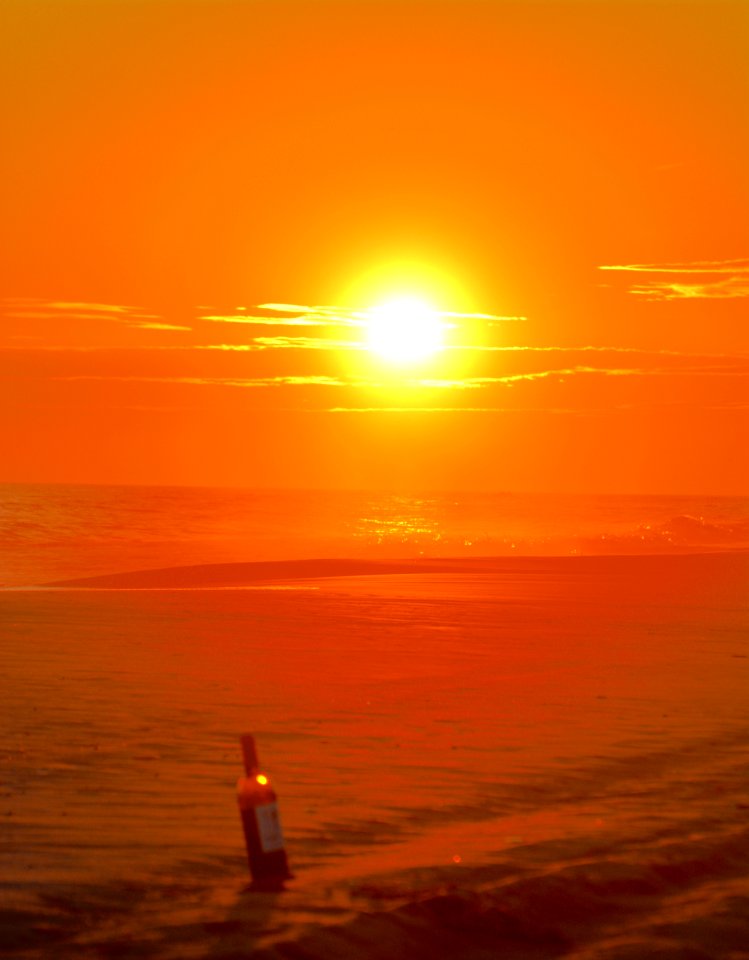 Atlantic beach, Ocean, Wine photo