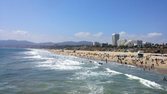 Santa monica, United states, California photo