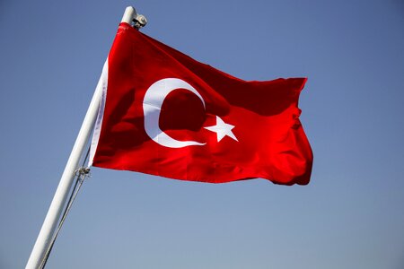 Moon and star turkish month