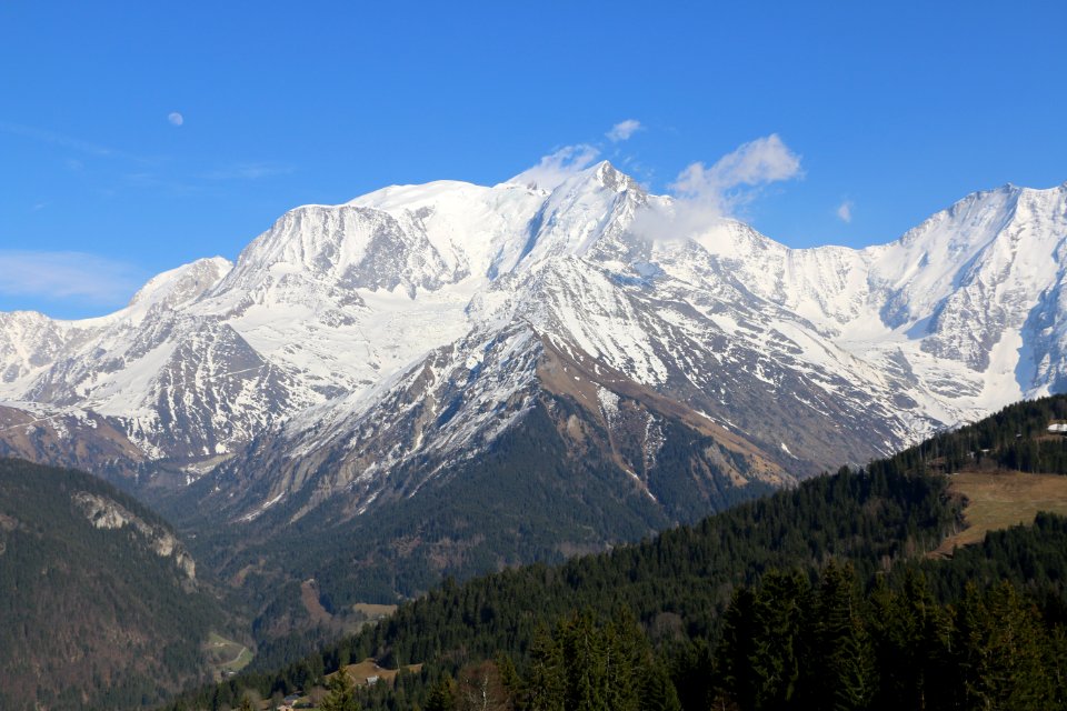 Mont blanc, Snow top, France