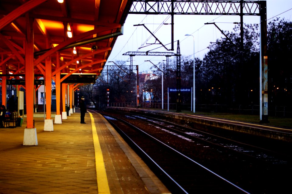 Wrocaw, Poland, Man waiting