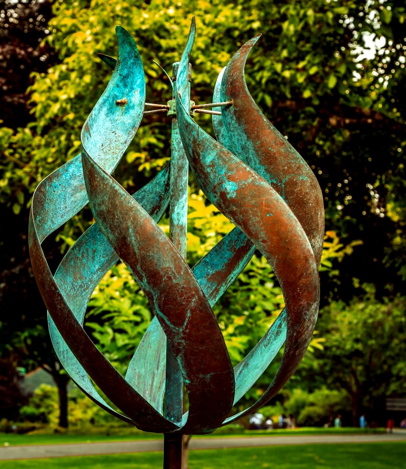 Butchart gardens, Brentwood bay, Wind chimes
