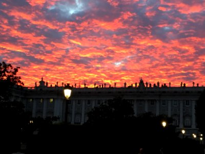 Madrid, Spain, Sunset