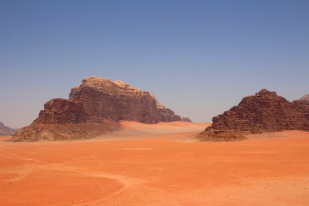 Wadi rum protected area, Wadi rum village, Jordan photo