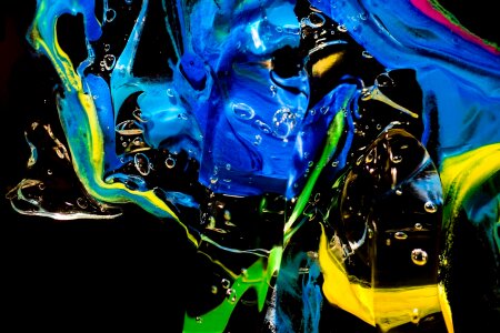 Abstract paint art