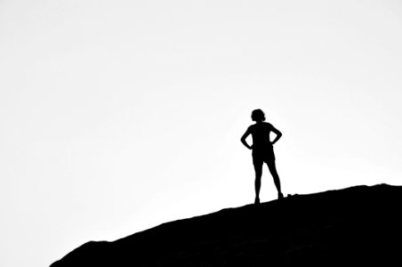 Strong, Woman, Hiking photo