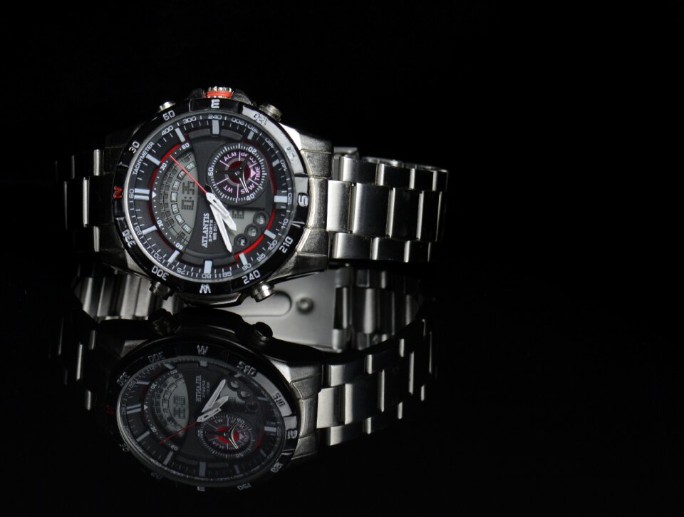 Watch stopwatch steel